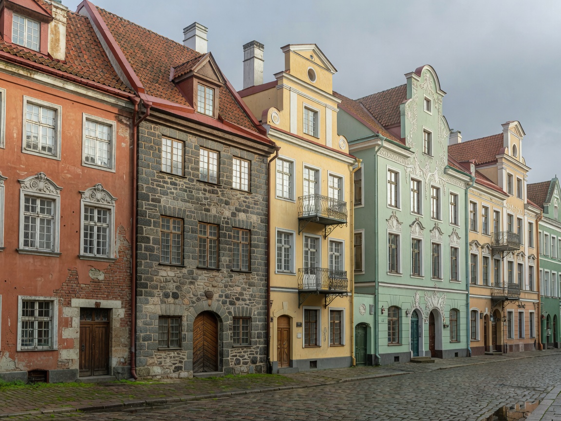Riga Old Town buildings Latvia